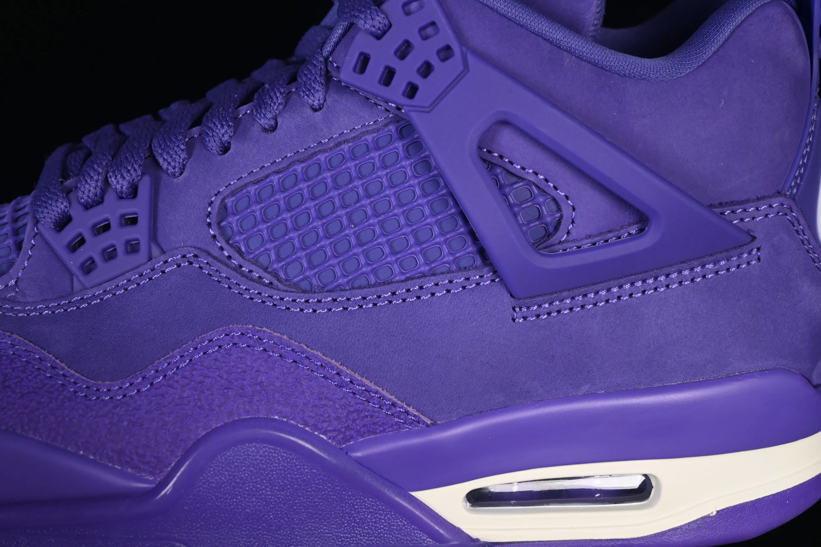 All categories Air Jordan Jordan series basketball shoes Air Jordan 4 GX foreign trade version Nigel Sylvester x Air Jordan 4 Retro "Purple" AJ4 Joe 4 joint blue brick HF4340-500